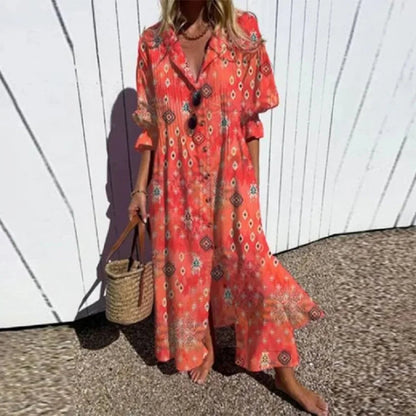 A woman wearing a short summer dress with lace accents, standing in a garden setting. 3