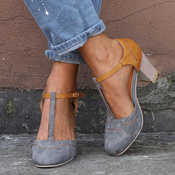 Damskie ortopedyczne buty na obcasie z ergonomicznym wsparciem, ukazujące elegancki design i komfortowe 3