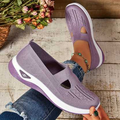 Damskie sneakersy ortopedyczne z komfortową wkładką i przewiewną cholewką, ukazujące cholew 8