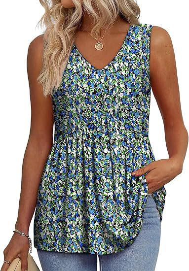 Sleeveless women's top featuring a V-neck design, showcasing a fitted silhouette and a clean, elegant appearance. 5
