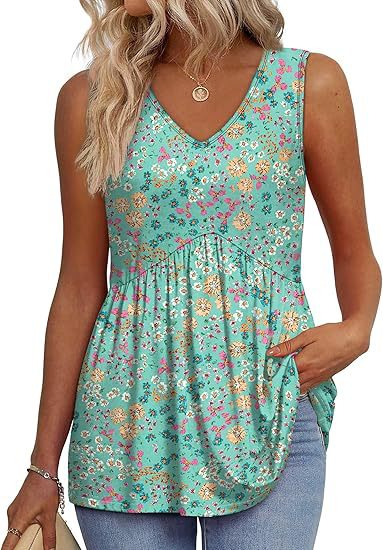Sleeveless women's top featuring a V-neck design, showcasing a fitted silhouette and a clean, elegant appearance. 8