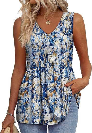 Sleeveless women's top featuring a V-neck design, showcasing a fitted silhouette and a clean, elegant appearance. 9