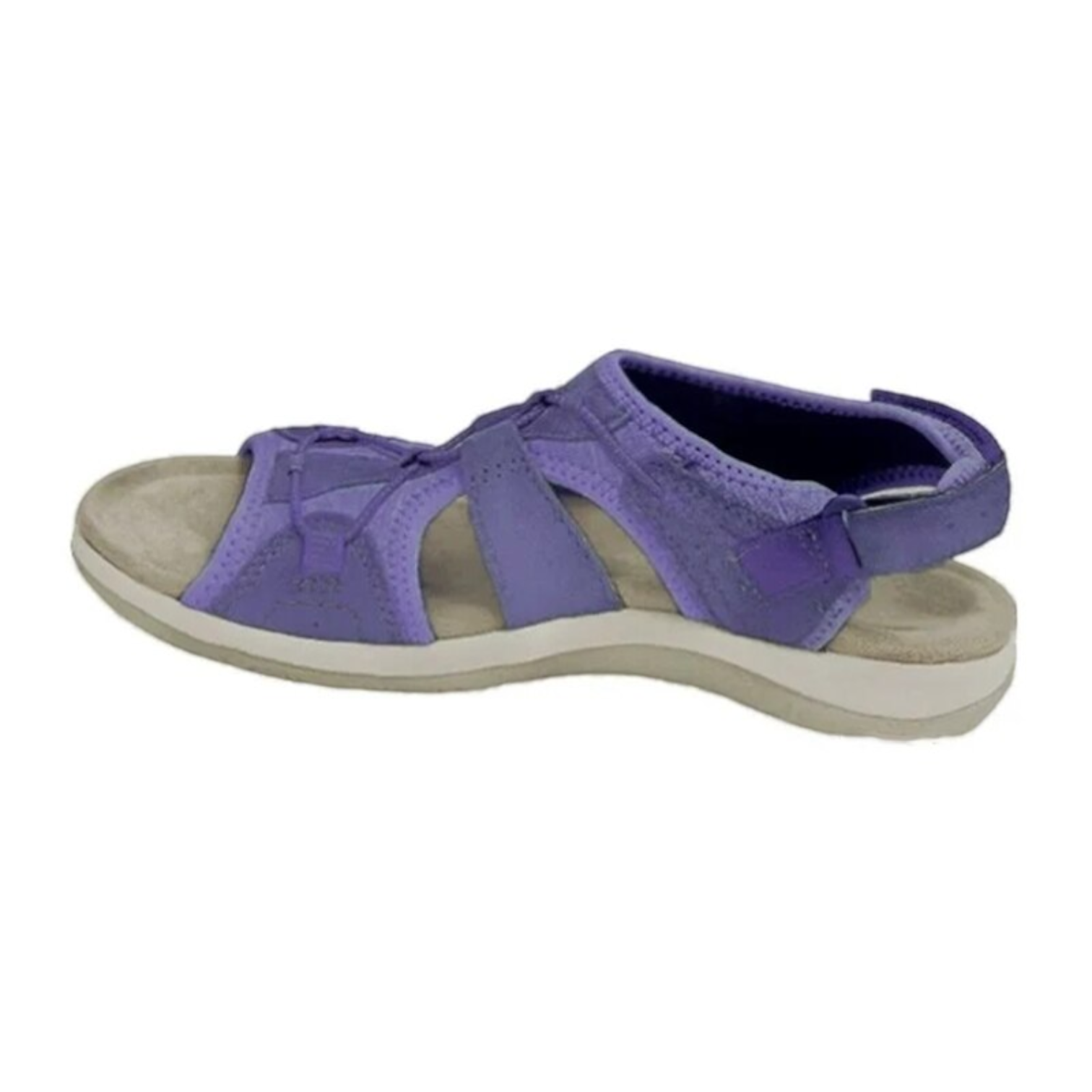 Orthopedic women's sandals with an open design, featuring adjustable straps and a cushioned footbed for comfort. 6