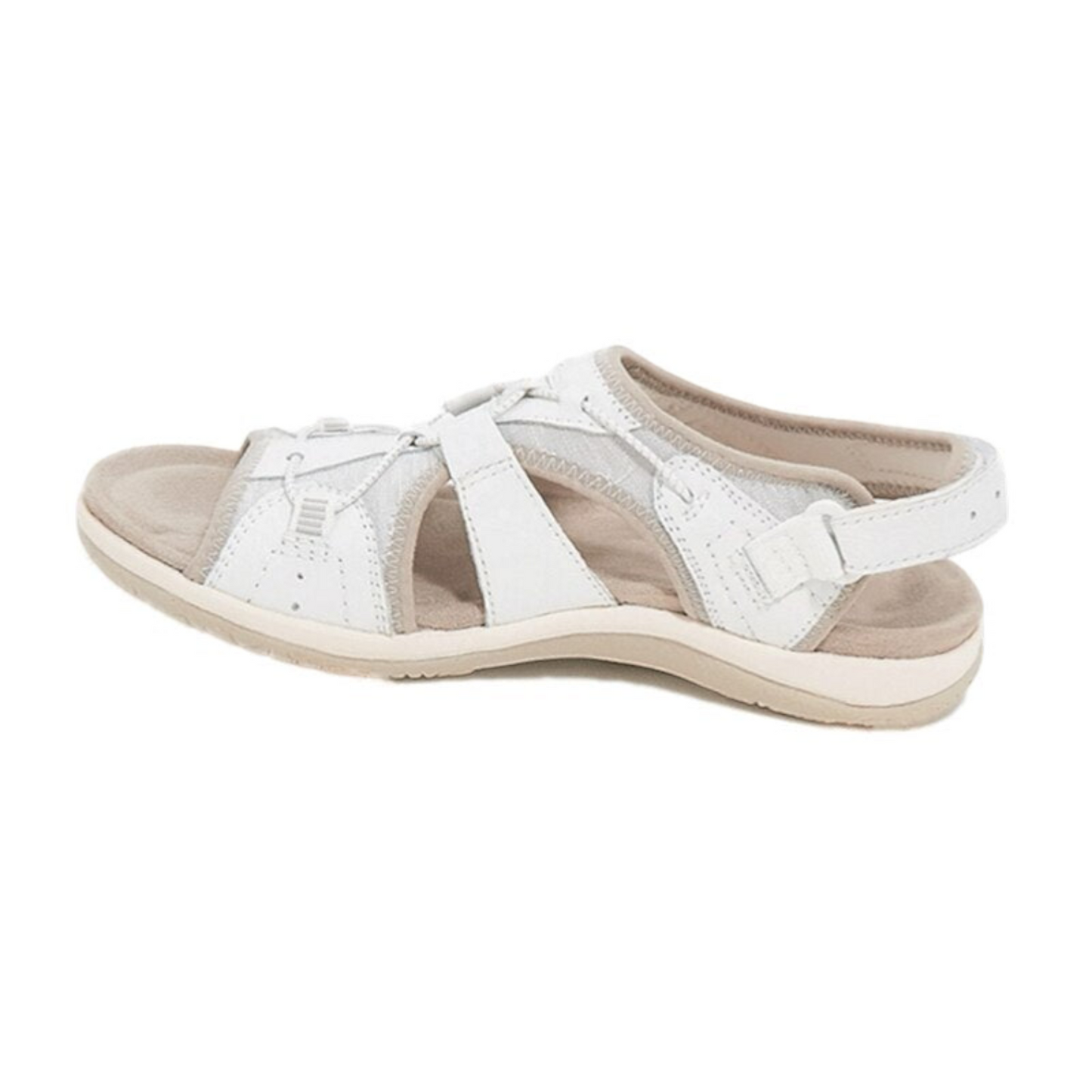Orthopedic women's sandals with an open design, featuring adjustable straps and a cushioned footbed for comfort. 9