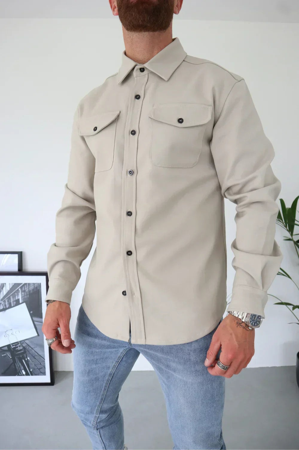 Men's elegant blazer with a pocket, designed for everyday styling. 8