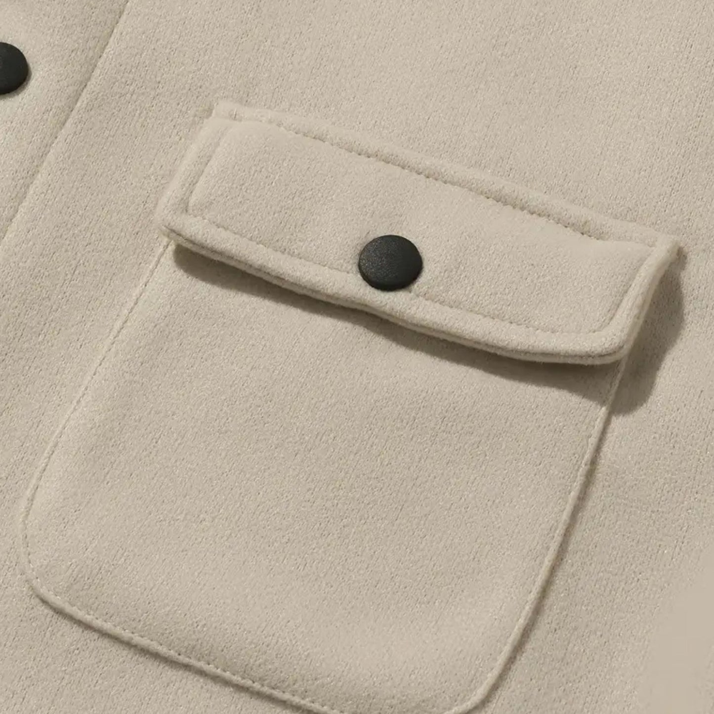 Men's tweed blazer in a classic style, featuring a tailored fit, notched lapels, and two front pockets. 4