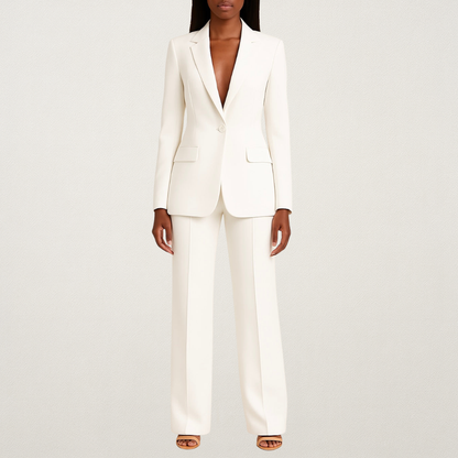 Norvavi | Damski Zestaw Garniturowy z Elegancką Marynarką i Spodniami Marynarskimi
